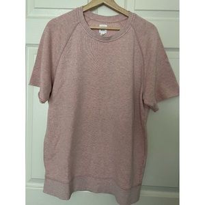 Pink Short-sleeve French Terry Shirt from Gap